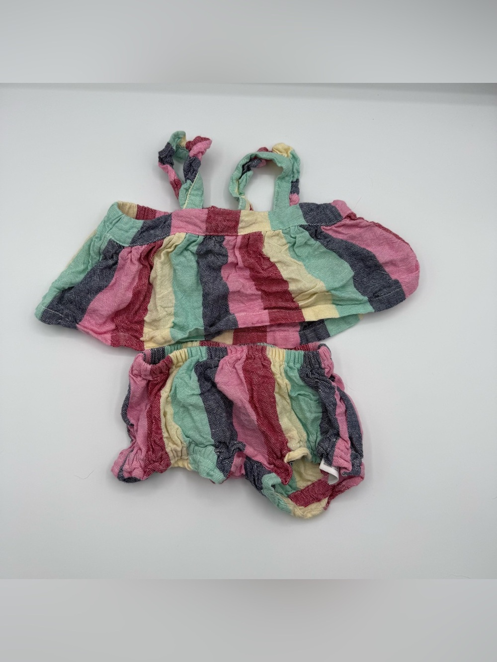 3 Month Girl Striped Tank top and Bloomers